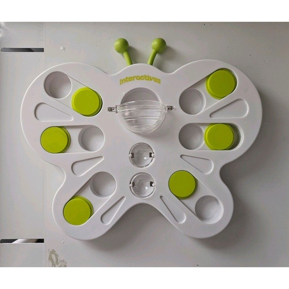 Interactives Cat Treat Puzzle, Butterfly Cat Treat Maze Toy, Interactive Cat Toy